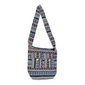 Just Arrived - Double Pocket Shoulder Bag - Striped