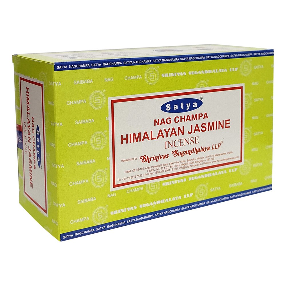 Satya Himalayan Jasmine Incense 12 x Packs 15g The Indian Connection