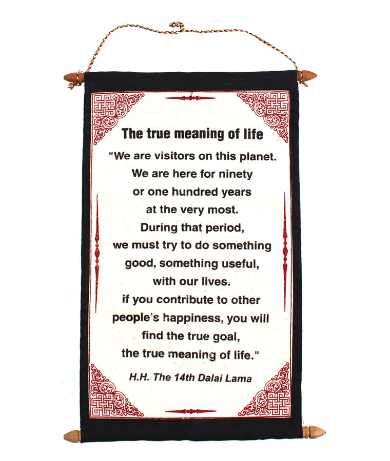 Tibetan Hanging (True Meaning Of Life) The Indian Connection