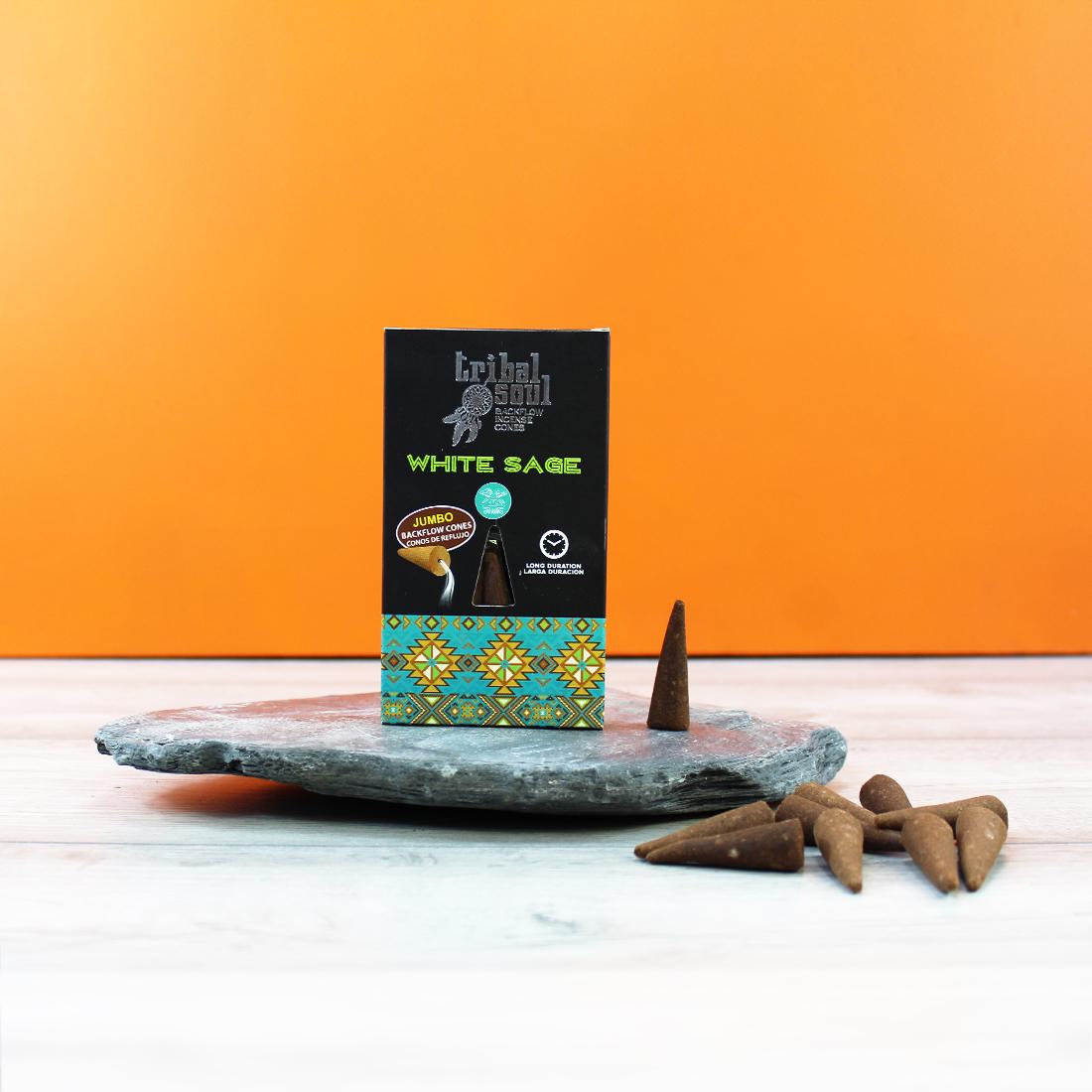 *Best Seller Tribal Soul White Sage Incense Cones (1 Pack x 10 Cones
